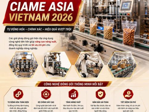 Dây chuyền đóng gói thông minh sẽ góp mặt tại CIAME Asia Vietnam 2026