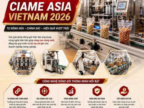 Dây chuyền đóng gói thông minh sẽ góp mặt tại CIAME Asia Vietnam 2026