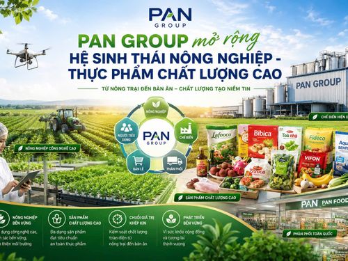 Pan Group mở rộng hệ sinh thái nông nghiệp – thực phẩm chất lượng cao