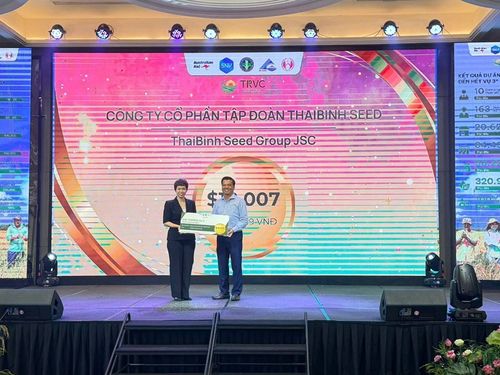 ThaiBinh Seed được vinh danh vì giảm phát thải, thúc đẩy chuỗi lúa gạo xanh tại ĐBSCL
