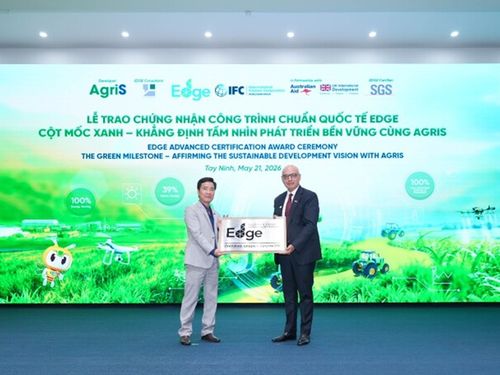 AgriS tiên phong đạt EDGE Advanced: Bước tiến xanh của ngành sản xuất đường Việt Nam