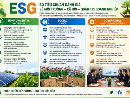 Doanh nghiệp công nghiệp nông thôn trước yêu cầu ESG: Thách thức hay cơ hội bứt phá?