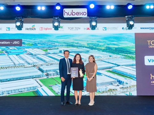 Viglacera vào Top 10 chủ đầu tư hàng đầu Việt Nam tại Hubexo Asia Awards 2026