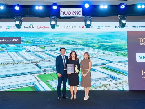 Viglacera vào Top 10 chủ đầu tư hàng đầu Việt Nam tại Hubexo Asia Awards 2026