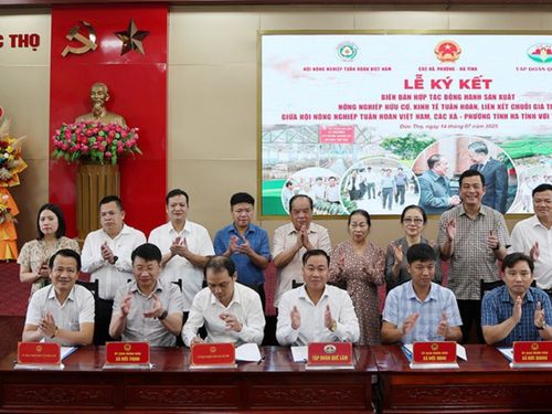 Tập đoàn Quế Lâm: Đẩy mạnh liên kết sản xuất nông nghiệp hữu cơ, tuần hoàn tại Hà Tĩnh