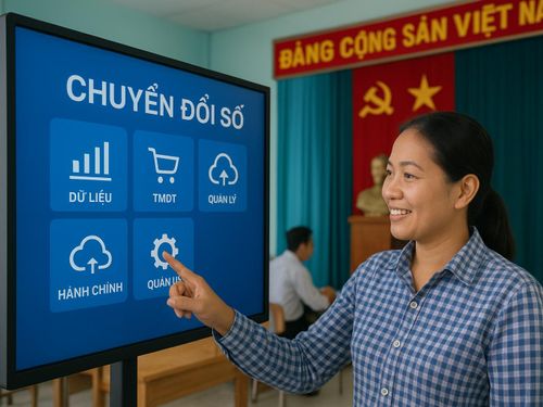 Chuyển đổi số trong quản lý xã nông thôn: Nâng cao hiệu quả điều hành, phục vụ người dân tốt hơn