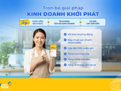 PVcomBank cung cấp bộ giải pháp hỗ trợ Hộ kinh doanh chuẩn hóa tài khoản và thuế