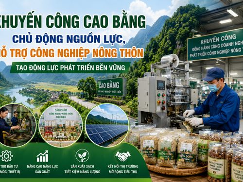 Khuyến công Cao Bằng chủ động nguồn lực, tạo động lực phát triển công nghiệp nông thôn