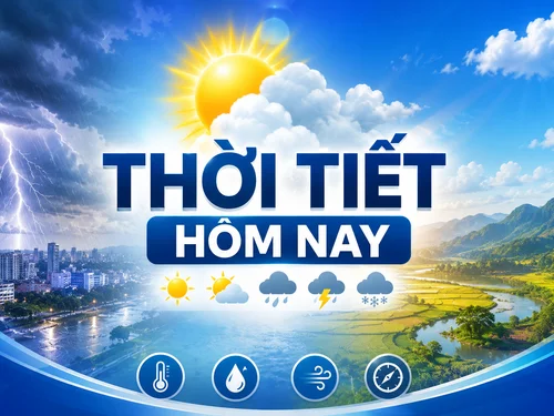 Thời tiết hôm nay 13/7: Bắc Bộ nắng gián đoạn, nhiều khu vực tiếp tục có mưa dông