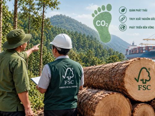 Thị trường gỗ xuất khẩu: Dấu chân carbon trở thành 