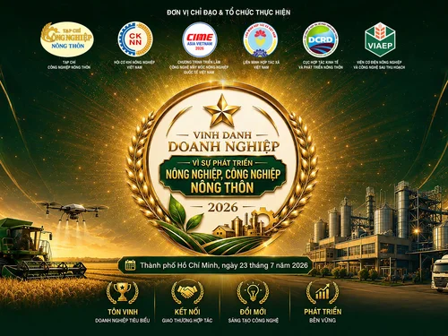 Vinh danh Doanh nghiệp tại CIAME Asia Vietnam 2026: Những dấu ấn tiên phong kiến tạo nền nông nghiệp hiện đại