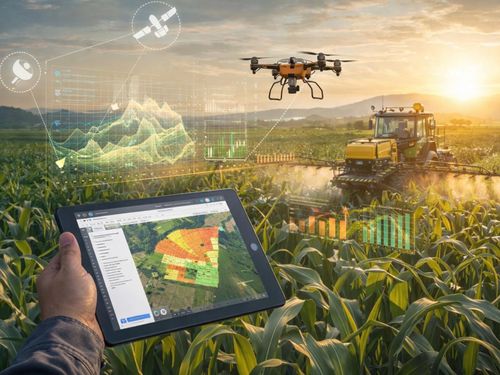 Drone nông nghiệp: Từ thiết bị phun thuốc đến “bộ não” quản lý cánh đồng bằng AI