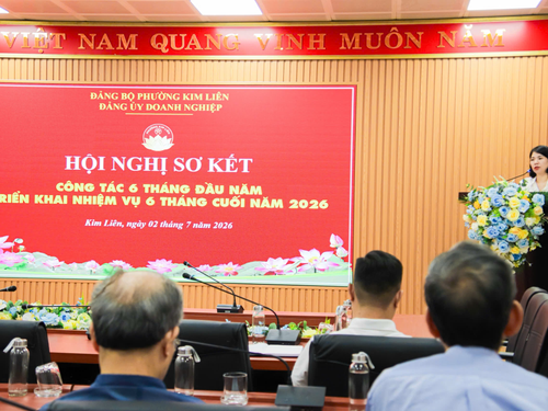 Đảng bộ Doanh nghiệp phường Kim Liên: Nâng cao năng lực lãnh đạo, quyết tâm hoàn thành thắng lợi nhiệm vụ năm 2026