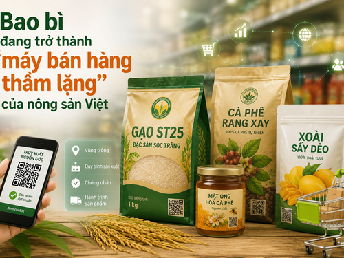 Bao bì đang trở thành “máy bán hàng thầm lặng” của nông sản Việt