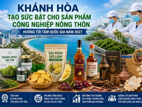 Khánh Hòa tạo sức bật cho sản phẩm công nghiệp nông thôn vươn tầm quốc gia
