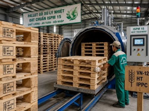 Nghề làm pallet gỗ cho nông sản xuất khẩu đang thay đổi vì tiêu chuẩn kiểm dịch ISPM 15