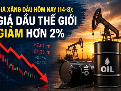 Giá xăng dầu hôm nay (14-8): Dầu thế giới giảm hơn 2%, giá xăng trong nước tiếp tục hạ