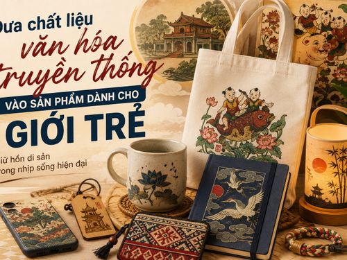 Đưa chất liệu văn hóa truyền thống vào sản phẩm dành cho giới trẻ