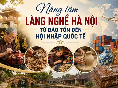 Nâng tầm làng nghề Hà Nội từ bảo tồn đến hội nhập quốc tế