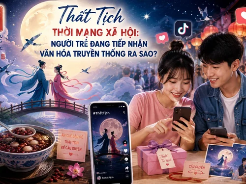 Thất Tịch thời mạng xã hội: Người trẻ đang tiếp nhận văn hóa truyền thống ra sao?