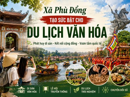 Phù Đổng đánh thức tiềm năng du lịch từ miền di sản Thánh Gióng