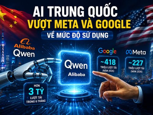 AI Trung Quốc vượt Google, Meta về lượt tải mô hình nguồn mở
