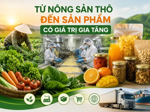 Từ nông sản thô đến sản phẩm giá trị cao: Hà Nội đẩy mạnh chế biến sâu