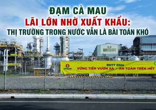 Đạm Cà Mau lãi lớn nhờ xuất khẩu: Thị trường trong nước vẫn là bài toán khó