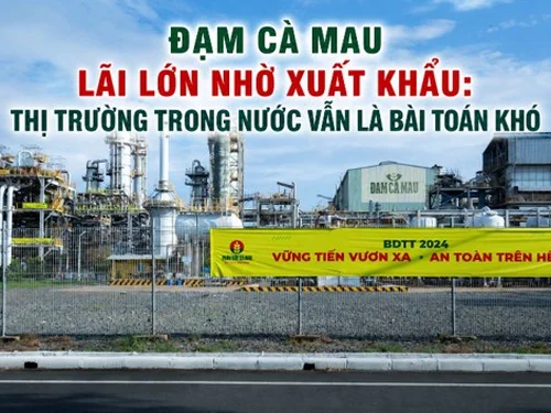 Đạm Cà Mau lãi lớn nhờ xuất khẩu: Thị trường trong nước vẫn là bài toán khó