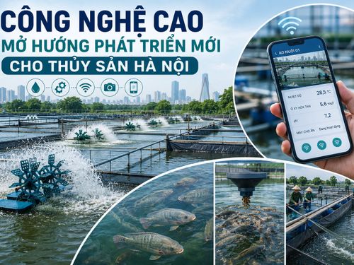 Công nghệ cao mở hướng phát triển mới cho thủy sản Hà Nội