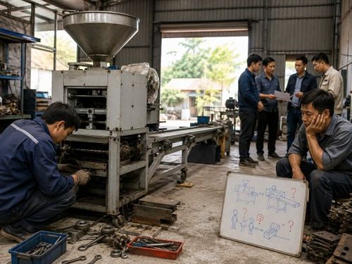 Máy móc đã về làng, vì sao thợ giỏi vẫn chưa đủ?