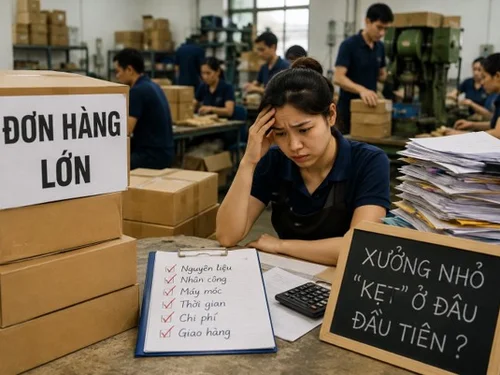 Đơn hàng lớn đến, xưởng nhỏ “kẹt” ở đâu đầu tiên?