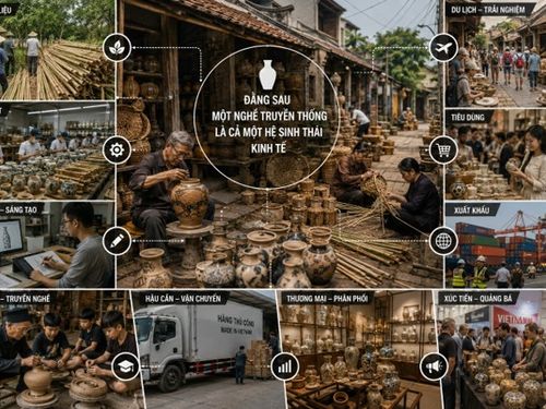 Đằng sau một nghề truyền thống là cả một hệ sinh thái kinh tế