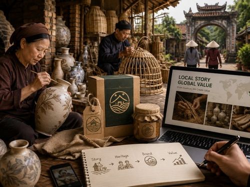 Khi làng nghề bước vào cuộc chơi thương hiệu: Ai đang nắm giữ giá trị của câu chuyện địa phương?