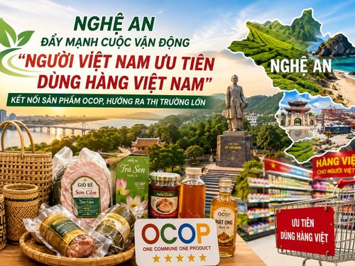Nghệ An mở rộng thị trường, đưa hàng Việt và sản phẩm OCOP vươn xa