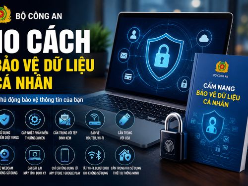 Bộ Công an khuyến cáo 10 cách bảo vệ dữ liệu cá nhân trên môi trường số