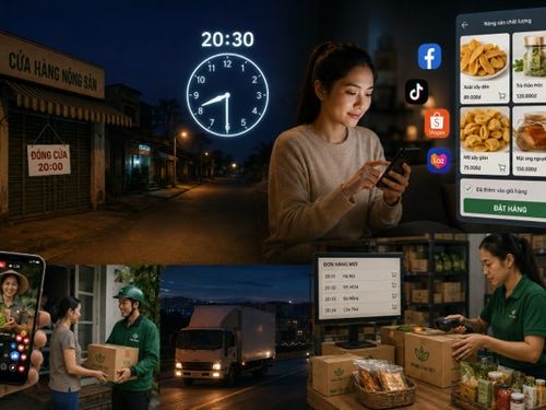 Sau 20 giờ, khách hàng đi đâu? Doanh nghiệp nông thôn đang bỏ lỡ “ca bán hàng” nào?