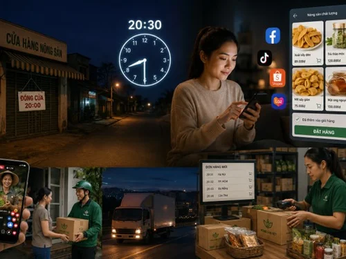 Sau 20 giờ, khách hàng đi đâu? Doanh nghiệp nông thôn đang bỏ lỡ “ca bán hàng” nào?