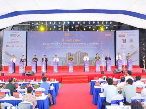 Alphanam khởi công nhà ở xã hội đầu tiên  tại tỉnh Cao Bằng