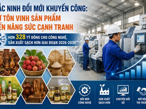 Bắc Ninh đổi mới khuyến công: Từ tôn vinh sản phẩm đến nâng sức cạnh tranh