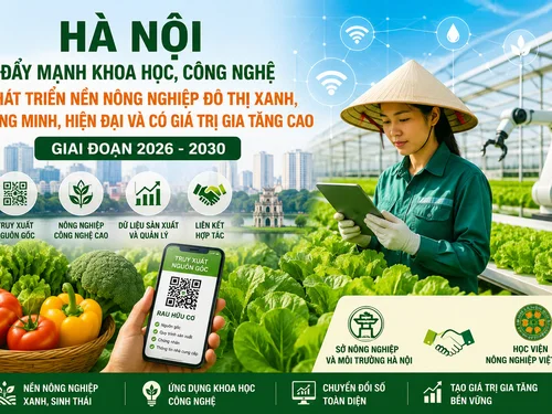 Hà Nội đẩy mạnh khoa học, công nghệ, hướng tới nền nông nghiệp đô thị thông minh
