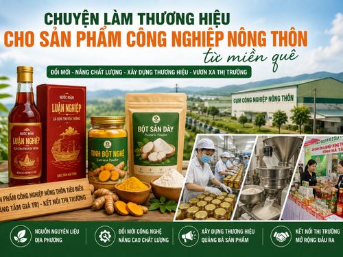 Từ sản phẩm quê đến thương hiệu: Khuyến công tiếp sức cơ sở nhỏ vươn xa