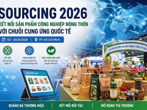 Sourcing 2026: Đưa sản phẩm công nghiệp nông thôn vào chuỗi cung ứng quốc tế