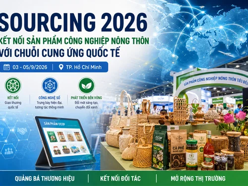 Sourcing 2026: Đưa sản phẩm công nghiệp nông thôn vào chuỗi cung ứng quốc tế
