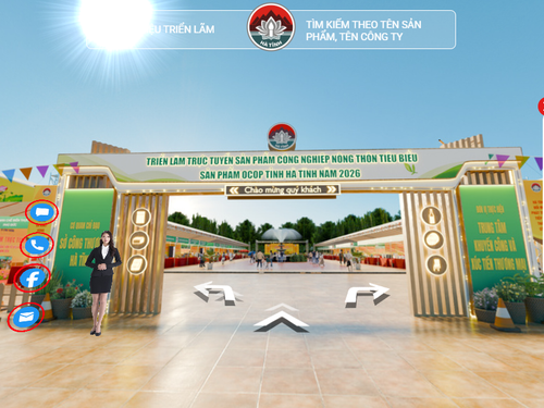 131 sản phẩm OCOP Hà Tĩnh lên không gian thực tế ảo, mở rộng cơ hội kết nối thị trường