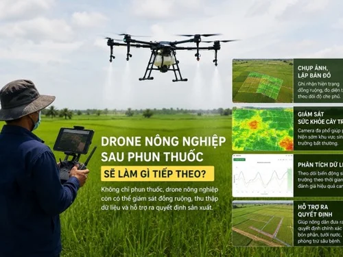 Drone nông nghiệp sau phun thuốc sẽ làm gì tiếp theo?