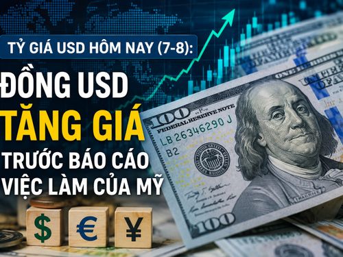 Tỷ giá USD hôm nay (7/8): Đồng USD tăng giá khi thị trường chờ báo cáo việc làm của Mỹ