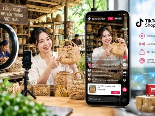 Từ làng nghề lên TikTok Shop: Cơ hội để hàng Việt “cất cánh”