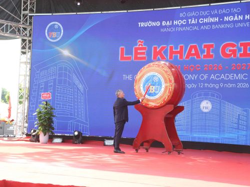 Trường Đại học Tài chính - Ngân hàng Hà Nội khai giảng năm học 2026 - 2027