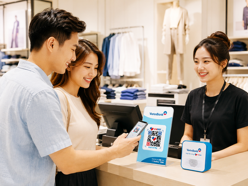VietinBank và VNPAY trang bị loa thông báo giao dịch cho hộ kinh doanh